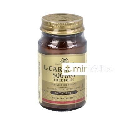 L-CARNITINA 500MG. 30COMP. SOLGAR