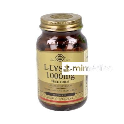 L-LISINA 1000MG. 50COMP. SOLGAR