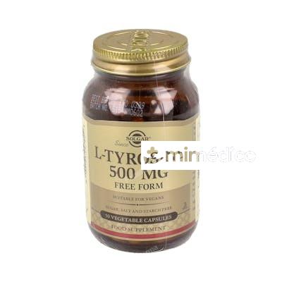 L-TIROSINA 500MG. 50CAP. SOLGAR