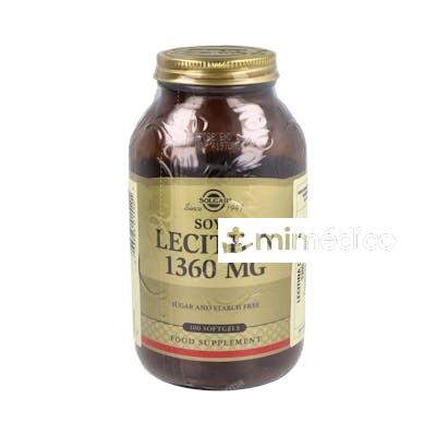LECITINA DE SOJA 1360MG. 100PERLAS SOLGAR