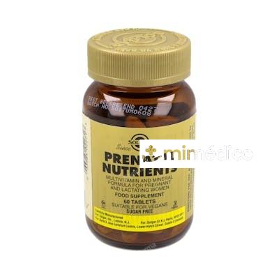 NUTRIENTES PRENATALES 60COMP SOLGAR