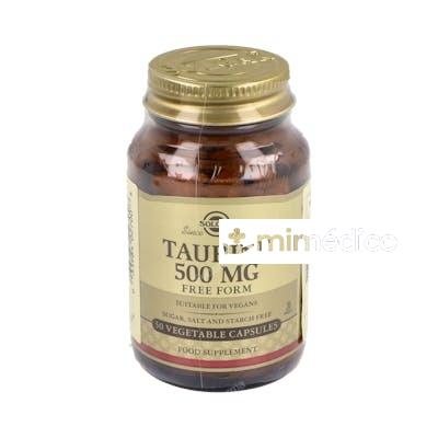 TAURINA 500MG. 50VEGICAPS. SOLGAR