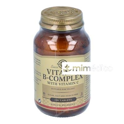 B COMPLEX+VIT.C 100COMP SOLGAR