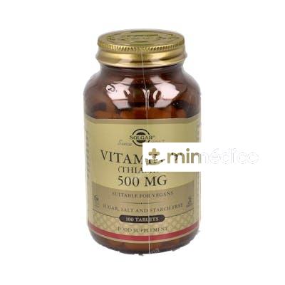 VITAMINA B1 500MG. 100COMP. SOLGAR
