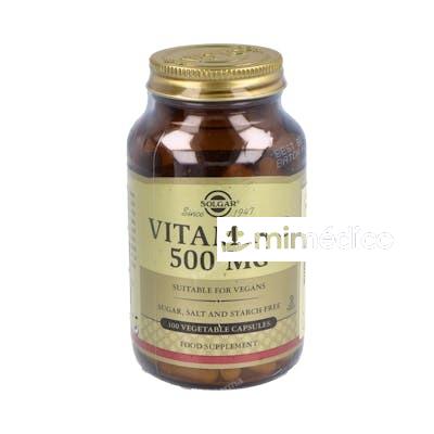 VITAMINA C 500MG. 100VEGICAPS SOLGAR