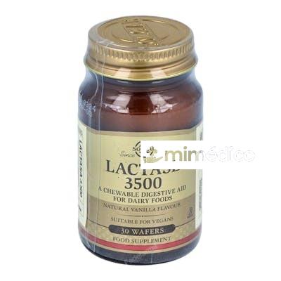 LACTASA 3500 30COMP MASTICABLES SOLGAR