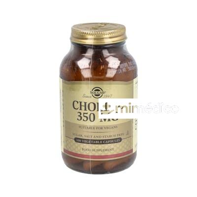 COLINA 350MG 100VEGICAPS SOLGAR