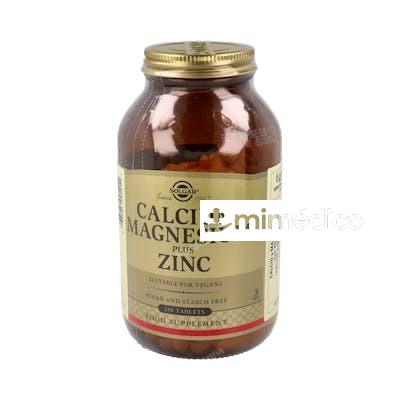 CALCIO MAGNESIO PLUS ZINC 250COMP SOLGAR