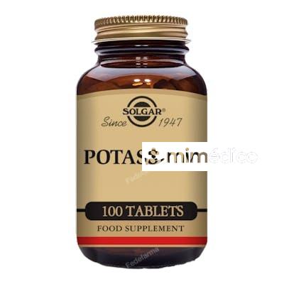 GLUCONATO DE POTASIO 99MG.100COMP SOLGAR