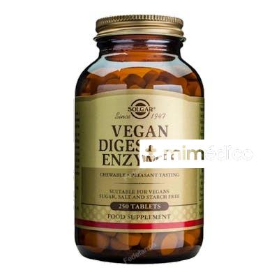 VEGAN ENZIMAS DIGESTIVAS 250COMP.MAST. SOLGAR
