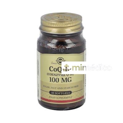 COENZIMA Q10 100MG. 30CAP.DE GELATINA BLANDA SOLGAR