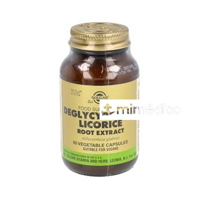 REGALIZ DESGLICIRRIZADO-RAIZ-(LICORICE) 60V SOLGAR