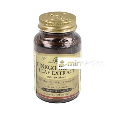 GINKGO BILOBA-HOJA-60VEGICAPS SOLGAR