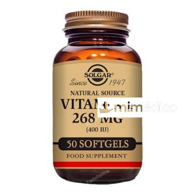 VITAMINA E 400UI (268MG) 50CAP.BLANDA SOLGAR