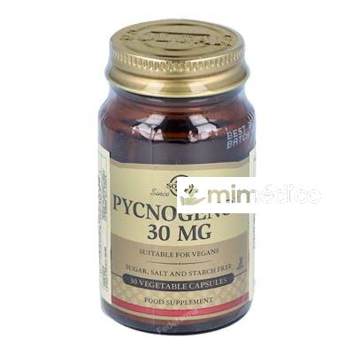 PINO 30MG.EXT.CORTEZA PINO PYCNOGENOL 30CAP.VEG. SOLGAR