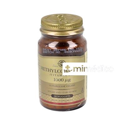 METILCOBALAMINA (VIT. B12 1000MCG.) 30COMP.MASTIC. SOLGAR