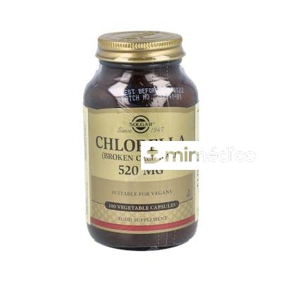 CHLORELLA (DE PARED CELULAR ROTA) 100VEGICAPS SOLGAR