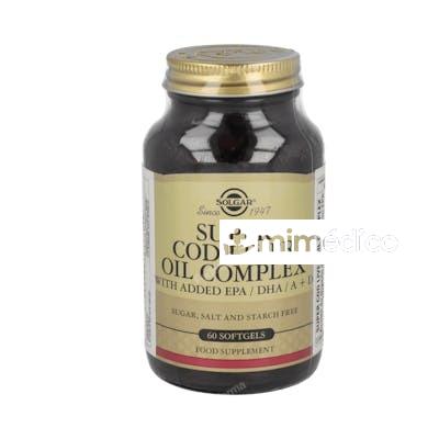 SUPER COD LIVER OIL COMPLEX 60CAP. SOLGAR