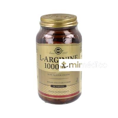 L-ARGININA 1000MG. 90COMP. SOLGAR