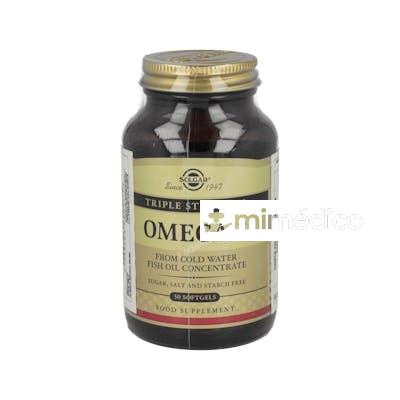 OMEGA 3 TRIPLE CONCENTRACION 50CAP.BLANDA SOLGAR