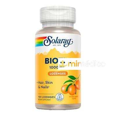 BIOTIN 1000MCG. 100COMP.SUBLINGUALES SOLARAY