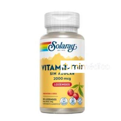 VIT. B12 2000MCG. 90COMP.SUBLINGUAL SOLARAY