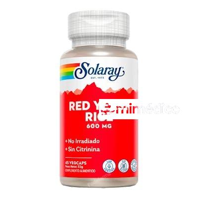 RED YEAST RICE (LEVADURA ROJA DE ARROZ) 45CAP. SOLARAY