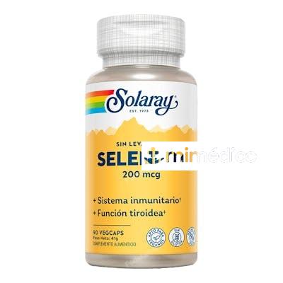 SELENIUM SIN LEVADURAS 200MCG. 90CAP. SOLARAY