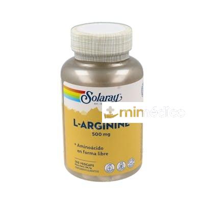 L-ARGININE 500MG. 100CAP. SOLARAY