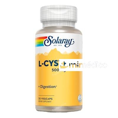 L-CYSTEINE 500MG. 30CAP. SOLARAY