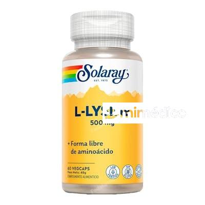 L-LYSINE 500MG. 60CAP. SOLARAY