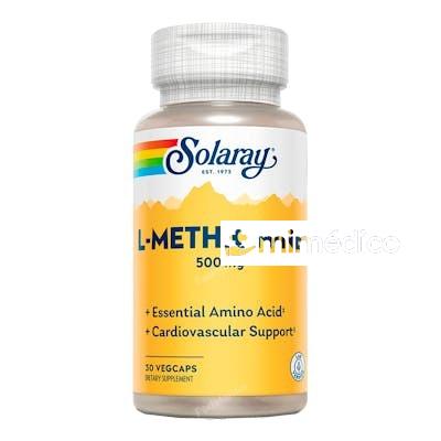 L-METHIONINE 500MG. 30CAP. SOLARAY