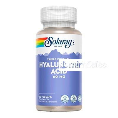 HYALURONIC ACID 60MG. 30CAP. SOLARAY
