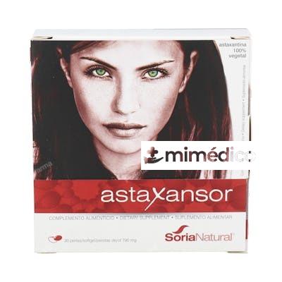 ASTAXANSOR ANTIOX.PROTECTOR OCULAR 30PERLAS SORIA NATURAL