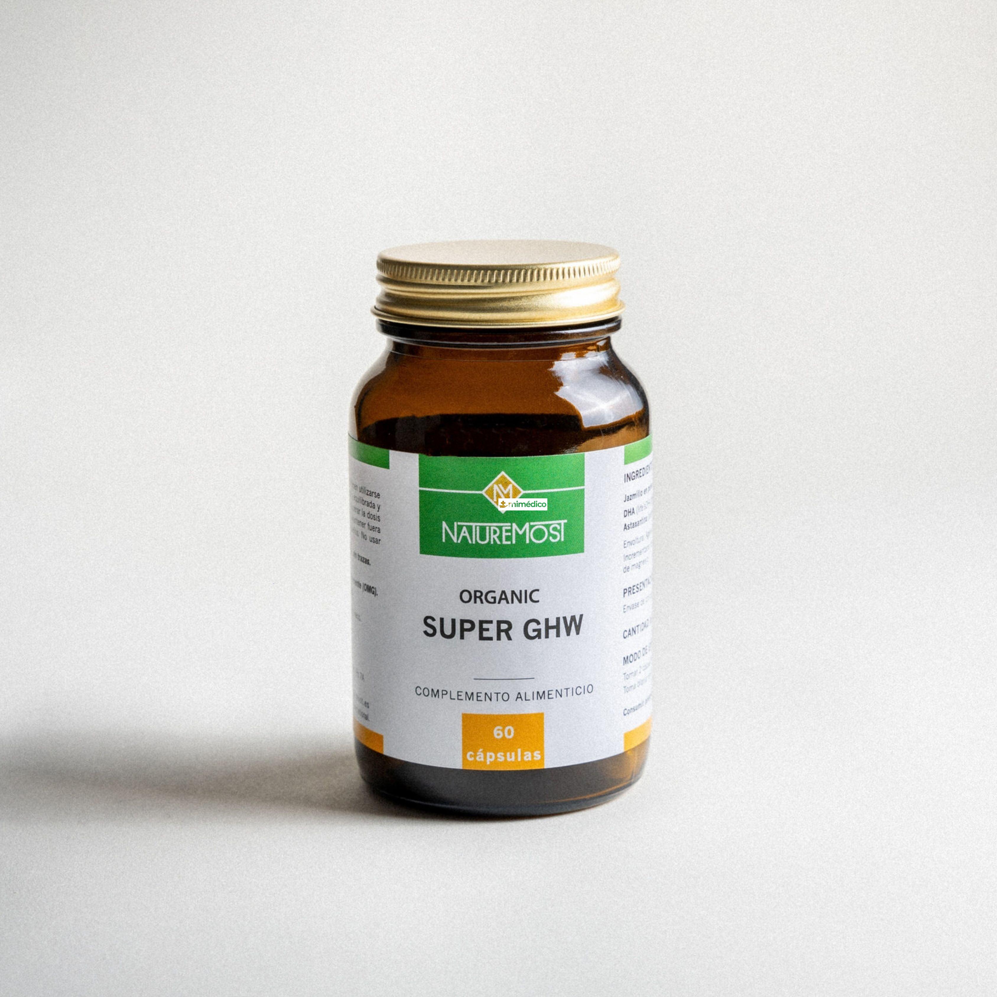 ORGANIC SUPER GHW - 60 CAPS - NATUREMOST