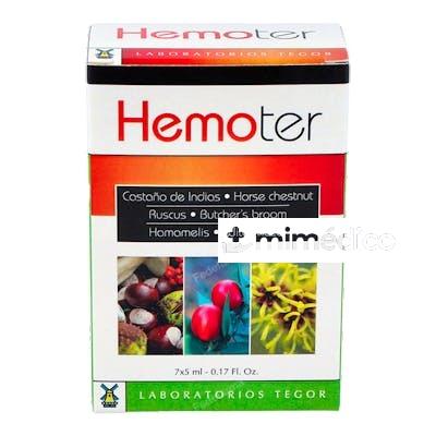 HEMOTER 7UNID.X5ML. TEGOR