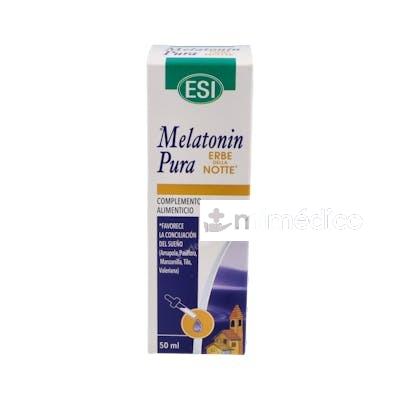 MELATONIN PURA 1MG.CON ERBE DELLA NOTTE 50ML. TREPATDIET-ESI
