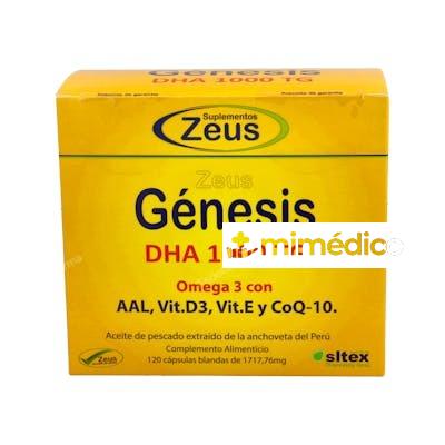 GENESIS DHA TG 1000 OMEGA 3 120CAP. ZEUS