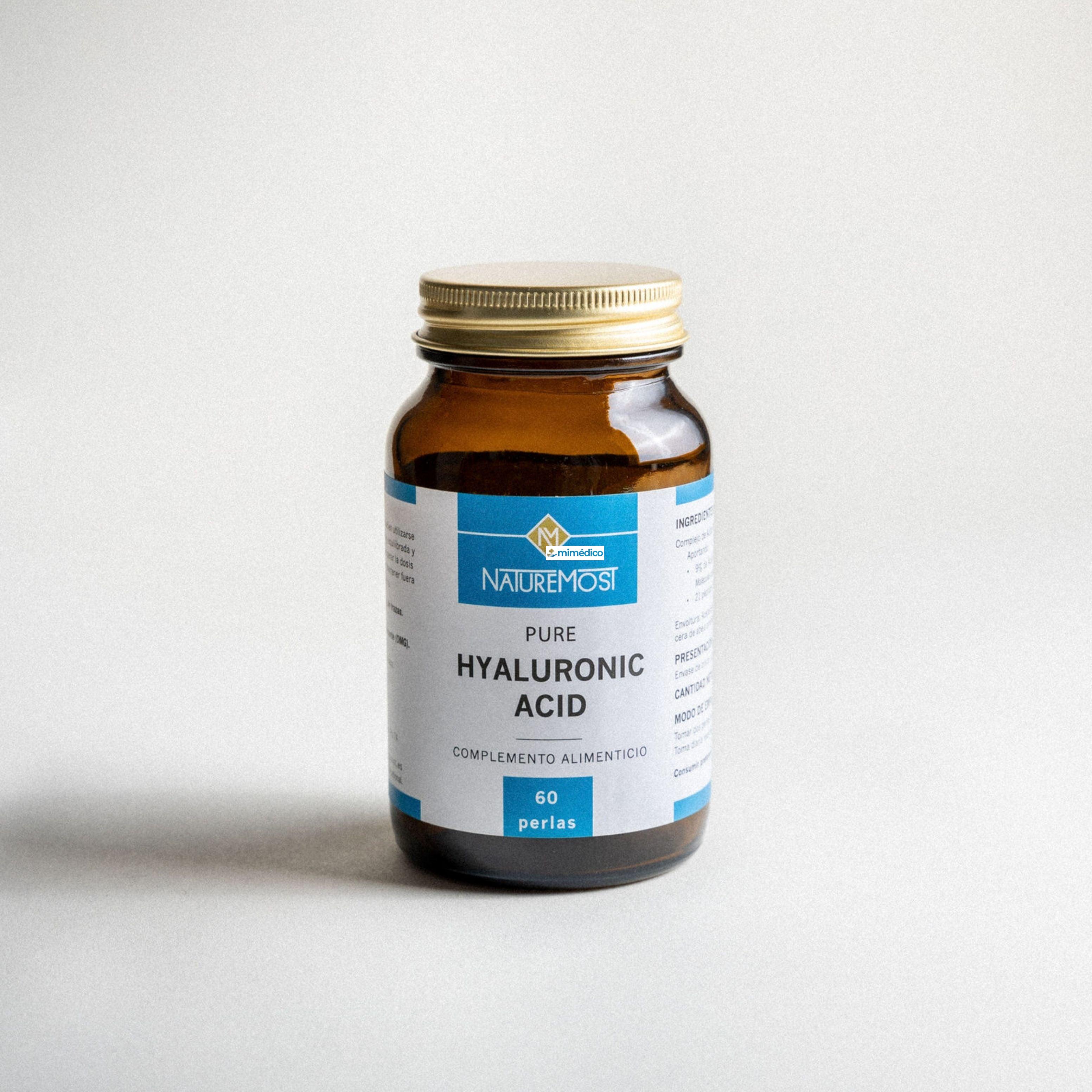 PURE HYALURONIC ACID - 60 PERLAS - NATUREMOST